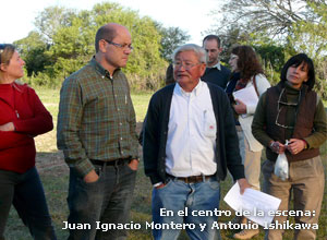 En el centro de la escena: Juan Ignacio Montero y Antonio Ishikawa