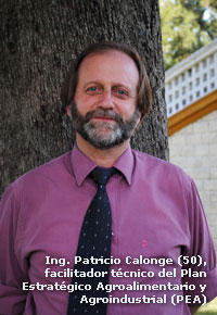Ing. Patricio Calonge (50), facilitador técnico del Plan Estratégico Agroalimentario y Agroindustrial (PEA)
