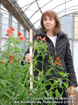 Laura Bullrich, directora del Instituto de Floricultura (INTA)