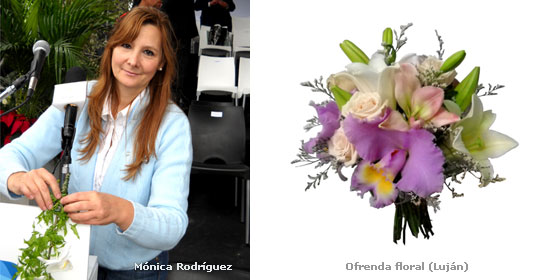 Actualidad Florícola _ Mónica Rodríguez - Ofrenda floral (Luján)