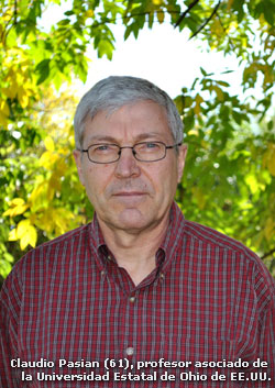 Claudio Pasian (61), profesor asociado de la Universidad Estatal de Ohio de EE.UU.
