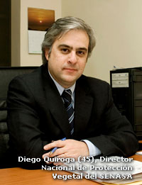 Director Nacional de Protección Vegetal (SENASA), Ing. Diego Quiroga