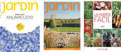 Tapas de la revista Jardín y sus suplementos especiales