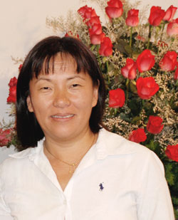 Yuka Yamawaki, gerente de Mercoflor.